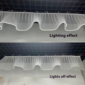 Voile de plafond LED en forme de S pour fête de mariage, draperie élégante pour votre occasion spéciale - Product Image 5