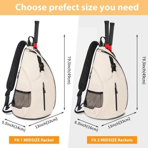 New <b>Badminton</b> Bag Outdoor Sports Training Shoulder Tennis Bag Pick Ball Backpack Cross body Bag Women shoulder tote bag - Product Image 3