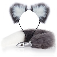 SM Adult Sex Toys Fox Tail Butt Plug pour Couple Cosplay Role-Play Sex Game