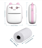 Impresora Térmica Inalámbrica 2026, el Mejor Regalo de Navidad para Niños y Niñas, Impresora Portátil Mini C9 para Notas, Pegatinas, Recibos, Fotos e Imágenes