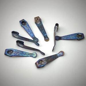 स्पाइडर सी81 बैक क्लिप सी11 स्पाइडर सी10 टाइटेनियम मिश्र धातु चाकू बैक क्लिप स्पाइडरको पैरामिलिटरी 2 - Product Image 3