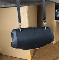 XTRMM4 MINI Enceinte sans fil Bluetooth en tissu, alimentée par batterie, en plastique, colorée, portable pour l'extérieur, avec subwoofer intégré, système audio étanche