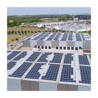 Système de montage de panneaux solaires en plein champ, résistant au vent, non-pénétrant, de qualité professionnelle, en alliage zinc-aluminium-magnésium