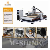 Machine d'étiquetage CNC ATC 2130 2030 pour PVC, MDF, bois, avec routeur CNC automatique