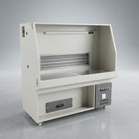 Table de travail industrielle avec hotte de dépoussiérage intégrée 1,5 m, filtration à 99,9 %, nettoyage par jet pulsé