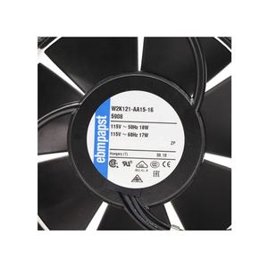 Ventilador Axial de Refrigeración ebmpapst 5908 127x127x38mm 115V AC 206m3/h 50/60HZ 17W 3100RPM con Rodamiento de Bolas 5908-105 W2K121-AA15-16 - Product Image 6
