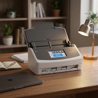 Scanner duplex USB 3.2 WiFi IX1600 A4 40ppm 80ipm CIS 600dpi pour papier long blanc