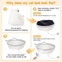 Grand panier pour animaux de compagnie en corde de coton fait main, design moderne en forme de cercle, pour chats et chiots, avec un design écologique et un rangement pour jouets