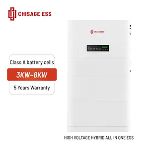 Sistema di energia solare inverter ibrido monofase 4kw con accumulo di energia della batteria al litio