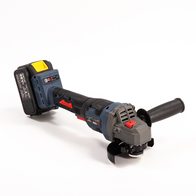 21V Cordless Electric Mini Angle Grinder 100mm Battery Operated Powerful With Slide Switch and Paddle Switch Features