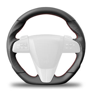 Funda para Volante de Coche de Excelente Calidad, Fibra de Carbono, Cuero de Lujo, Volante de Carreras - Product Image 5