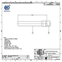 Antenne omnidirectionnelle à tête mâle 4G-LTE/TDD noire, accessoire externe haute fréquence, SMA L = 90 mm