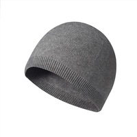 Bonnet tricoté unisexe chaud d'hiver avec broderie 3D camouflage et sangle réglable - 100% acrylique