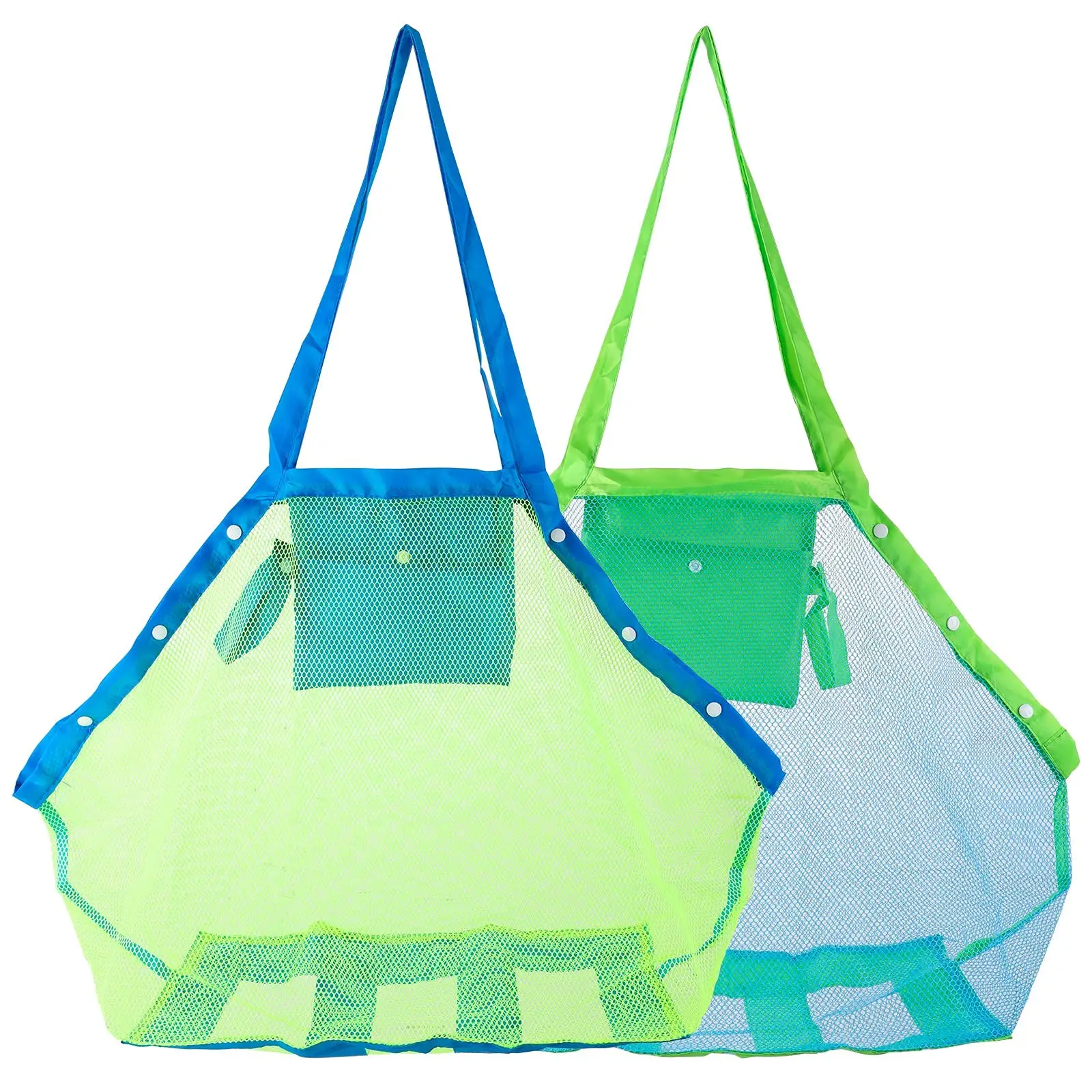 Mesh Beach Bag Extra Large Beach Bags and Totes Tote Backpack Children Beach Toy fast collecting net bag