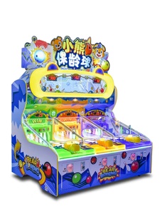 Playfun Fabricants En Gros <span class=keywords><strong>Petit</strong></span> Ours <span class=keywords><strong>Bowling</strong></span> Carnaval Rédemption Enfants Capsule Ball Intérieur Interactive Machine De Jeu Vidéo - Product Image 2