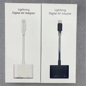 Phone IPad Iphone Lightn-ing To HDMI Adapter1080P Video AV Converter CableSync Screen For IPhone 14 12/11/XS/Max/X Plus To HD TV