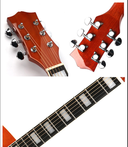 Kit de <span class=keywords><strong>guitare</strong></span> acoustique pour débutants, taille <span class=keywords><strong>junior</strong></span> 3/4, entièrement en bois, finition naturelle brillante, comprend accessoires, étui, accordeur et leçons, <span class=keywords><strong>guitare</strong></span> de 41 pouces - Product Image 5