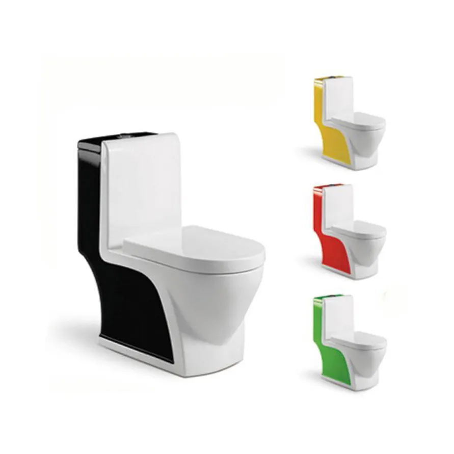 Angel Shield Fabrik direkt Keramik einteilige farbige Toilette Verwendung im Badezimmer WC