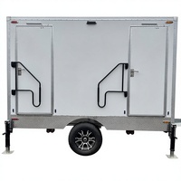 Toilettes portables professionnelles personnalisables, sanitaires mobiles écologiques pour bureaux, écoles et hôpitaux