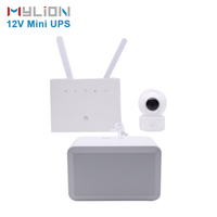 Mylion Energy MU26 Mini UPS 12V 2A 5000mah Cadangan Daya untuk Router Wifi Kamera CCTV