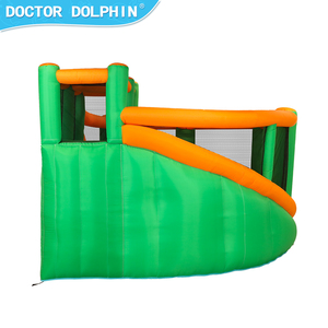 Casa Gonfiabile a Doppio Scivolo in Tessuto Oxford per Bambini, Attrezzatura da Gioco Morbida Certificata ASTM - Product Image 4