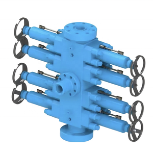 บริการท่อขดแบบ Quad Coiled Tubing สำหรับงาน API Oilfield ใช้ท่อขนาด 4-1/16 นิ้ว 10000psi พร้อมอุปกรณ์ป้องกันการระเบิด RAM Bop Blowout Preventer แบบ Combi Dual Ram Quad BOP Stack - Product Image 5