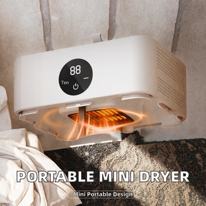 Séchoir à <span class=keywords><strong>linge</strong></span> électrique portable et pliable pour la maison, séchage rapide avec minuterie, élimination des acariens, désodorisation et désinfection des vêtements - Product Image 5
