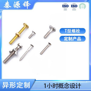 Vis en T en acier inoxydable 430, acier au carbone 14x28t x91 classe 8.8, zinguées pour usage industriel - Product Image 5