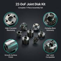 Service de fraisage CNC sur mesure pour boîtiers de phalanges à entraînement par tendon, module de doigt 22-DOF, pièces en SUS630 17-4 PH pour robot humanoïde