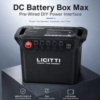 Boîtier de batterie LiFePO4 12V à assembler soi-même, 200Ah 2000W 3000W avec écran LCD et charge sans fil 15W