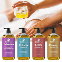 Huile de massage corporel de haute qualité en gros, marque privée, huile de massage anti-cellulite à base de plantes pour spa familial