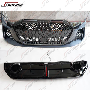 Kit de carrosserie de remplacement en PP ABS de nouvelle conception pour <span class=keywords><strong>Audi</strong></span> <span class=keywords><strong>A3</strong></span> 2021, mise à niveau vers 2025 Rs3, pare-chocs avant, diffuseur arrière, tuyau, feu stop - Product Image 3