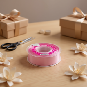 Nastro in Raso ILAN 2.5cm x 25Y Rosa Amaranto D-44 - Product Image 2