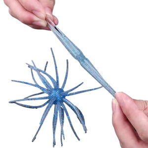 Esca Artificiale Morbida in PVC Stampato a Forma di Riccio Marino <span class=keywords><strong>per</strong></span> Carpe, Persici, Mandarini, Tilapia - Esca da <span class=keywords><strong>Pesca</strong></span> a Mosca Topwater/Midwater - Product Image 3