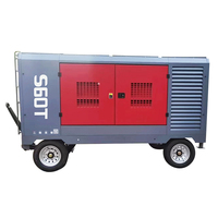 Compresseur d'air 500 CFM pour forage de puits d'eau, compresseur d'air 32 bars