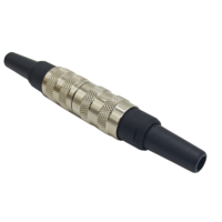 Conector Circular Metálico M16 Impermeable IP67 AISG C091, Enchufe Macho y Hembra de 2, 4, 8, 12 y 16 Pines para Sensores y Robots