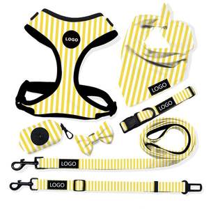 פס כלב לרתום Ajustable Arnes Perro רך כלב רצועה מתכווננת כלב צווארון מותאם אישית גומי ועיצובים בעלי החיים אביזרים - Product Image 5