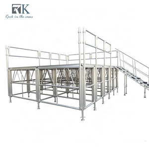 Escenario Portátil de Aluminio de Alta Calidad, Plataforma Móvil para Conciertos en Venta - Product Image 1