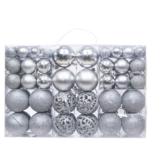 Lot de <span class=keywords><strong>100</strong></span> pendentifs de Noël transfrontaliers, 3/4/6 <span class=keywords><strong>cm</strong></span>, en polystyrène électroplaqué, ornements modernes pour sapins de Noël - Product Image 5