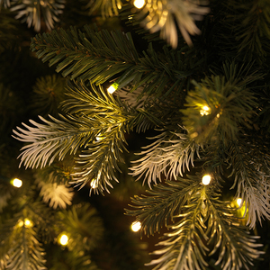 PE & PVC Mixed Lighted Automatic <b>Christmas</b> <b>Tree</b> with Realistic Snow Flocking, for Living Room, Mall & Bedroom Decoration - Product Image 5