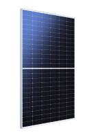 Sunpro-Panneaux solaires mono PERC à demi-cellule, module PV en maille blanche transparente bifaciale, cadre argenté, 550W, stock américain