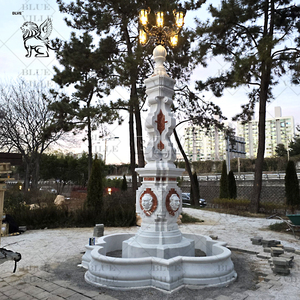 BLVE a grandezza naturale intagliato a mano <span class=keywords><strong>Villa</strong></span> interna europea fontana da giardino in pietra naturale marmo bianco fontana d'acqua - Product Image 6