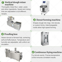 Machine à beignets et bagels automatique américaine Hot Auto Lil Orbit Pfoofer Read Flower Robot, capacité 16 pièces