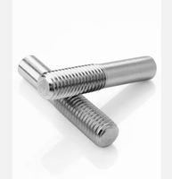 304 Stainless Steel M3-M20 Tapered Spring Pins DIN 258 SS Single End Threaded Rod Stud Bolt Partially Threaded Studs