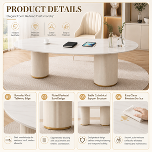 Escritorio Ejecutivo <span class=keywords><strong>de</strong></span> Madera para Consultorio Médico o Salón <span class=keywords><strong>de</strong></span> Belleza, Mesa <span class=keywords><strong>de</strong></span> Consulta <span class=keywords><strong>de</strong></span> Alto Brillo, <span class=keywords><strong>Muebles</strong></span> <span class=keywords><strong>de</strong></span> <span class=keywords><strong>Oficina</strong></span> Personalizados con Correderas Silenciosas para Cajones - Product Image 4