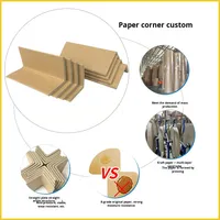 Bande de protection d'angle en papier renforcé épaissi en forme de L, anti-collision, protection environnementale, coins droits pour cartons