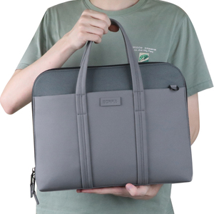 Sac à main pour homme, sac pour ordinateur portable, sac de bureau, grande capacité, sac pour documents de travail avec poignée supérieure et bandoulière - Product Image 5