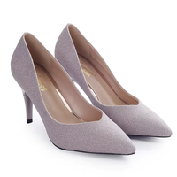 Nouveau Design 2025 femmes sans lacet talons hauts petit talon chaussures pliable Stretch femme chaussures pliable Convertible talon