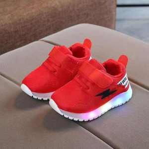 Zapatos Deportivos para Niños de Alta Calidad, Transpirables, Ligeros, para Correr y Caminar, con Luces LED, Casuales, para Exteriores - Product Image 4