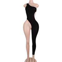 Pantalon long orné de strass, vêtements de danse exotique, inserts tendance, combinaisons de strip-teaseuse pour adultes, pour une performance de haute qualité